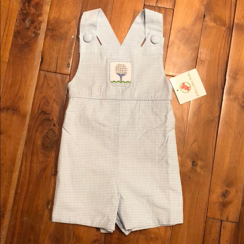 Golf Shortalls Hand Smocked